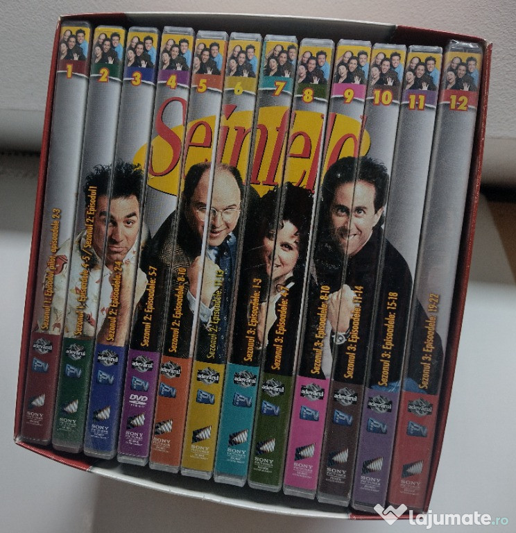 Seinfeld 12 DVD colectia Adevarul sezonele 1 – 3