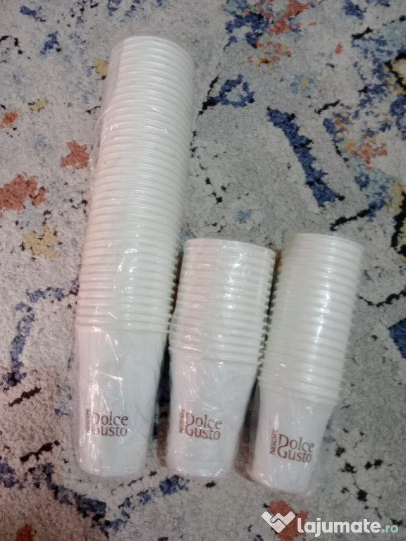 81 vase Dulce GUSTO Plastic pentru cafea