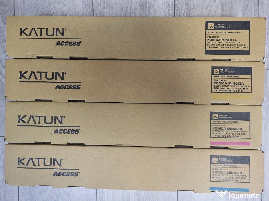 Cartus Toner KATUN Konica Minolta TN-321 - Set 4 buc (K, M, C, Y)