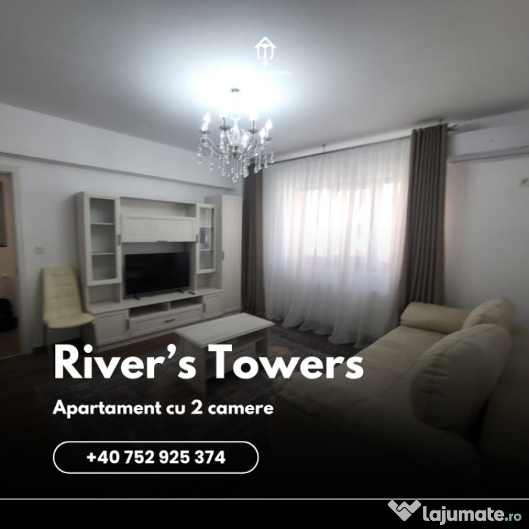 Apartament 2 camere de închiriat – River's Towers