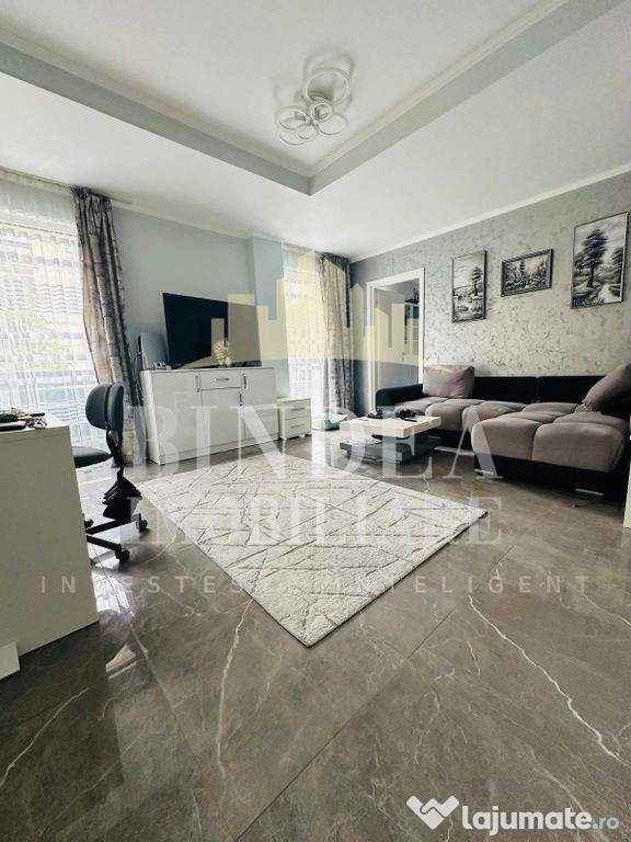 Apartament 2 camere, bloc nou, parcare, centrala, et1