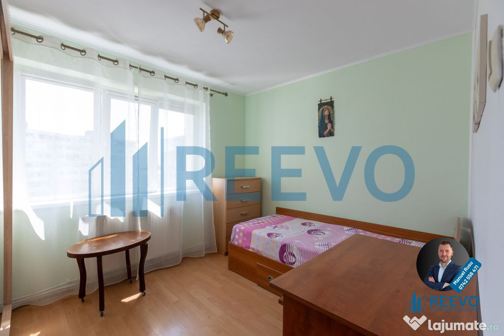 Apartament cu 3 camere decomandat, Narcisa, Bacâu