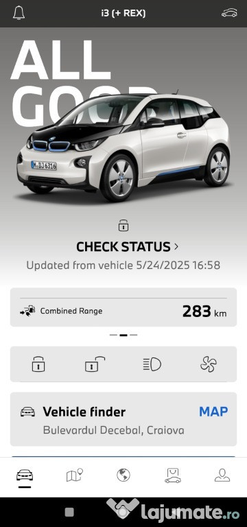 BMW i3 cu REX (range extender)