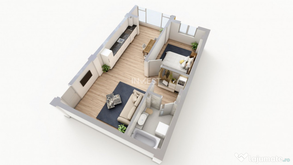 COMISION 0% ! 2 CAMERE BLOC NOU POPAS PACURARI