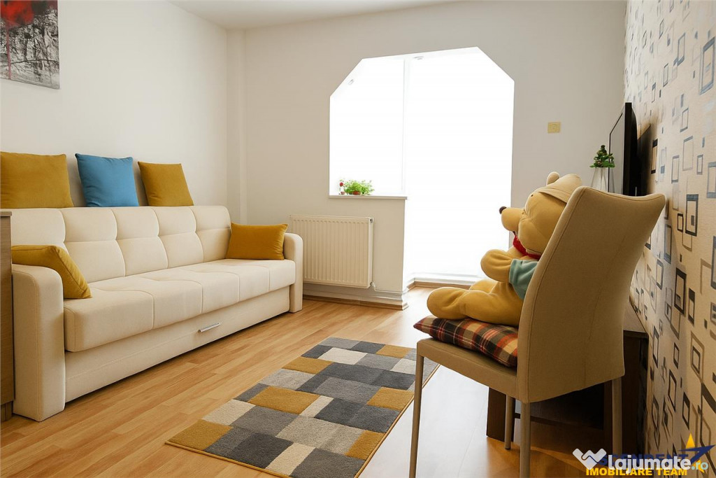 Apartament 2 camere,decomandat,cu balcon, etaj2,Central,Sace
