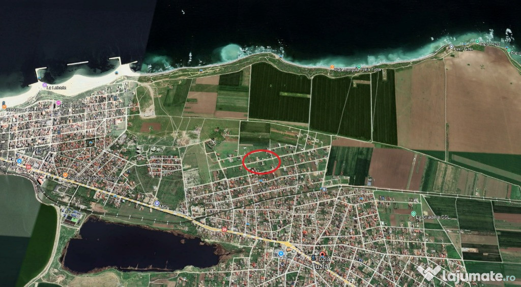 Terenuri in Tuzla zona castelul de apa
