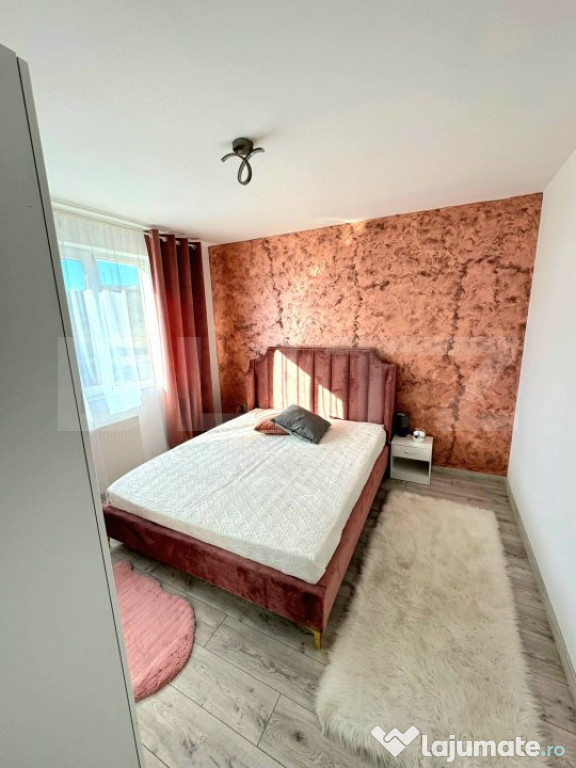 Apartament cu 3 camere, etajul 1, mobilat modern, parcare, T