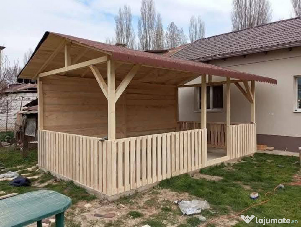 Fac foișoare terase cabane