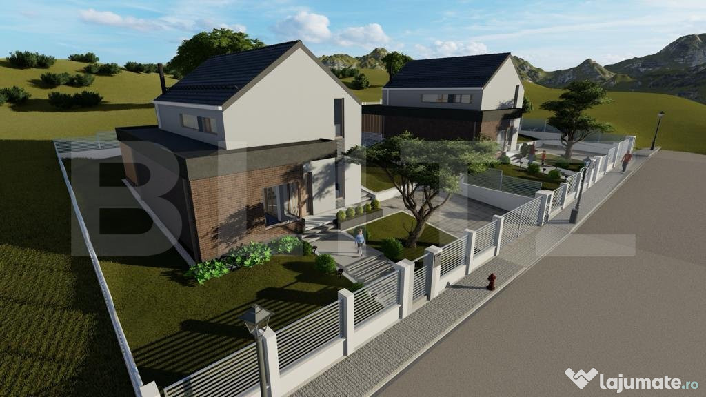 Casa 125 mp teren 500 mp zona profi design deosebit