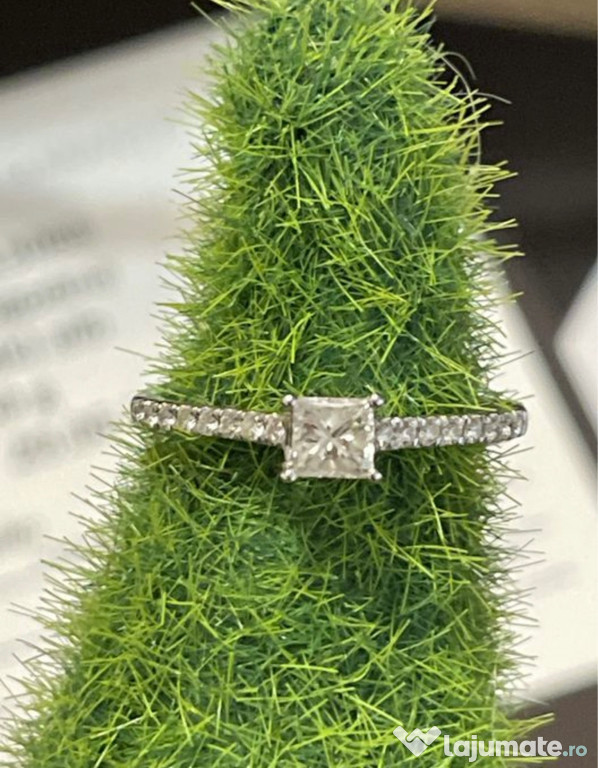 Inel logodna TEILOR aur 18k, diamant 0,26 + 0.11 Marimea 51