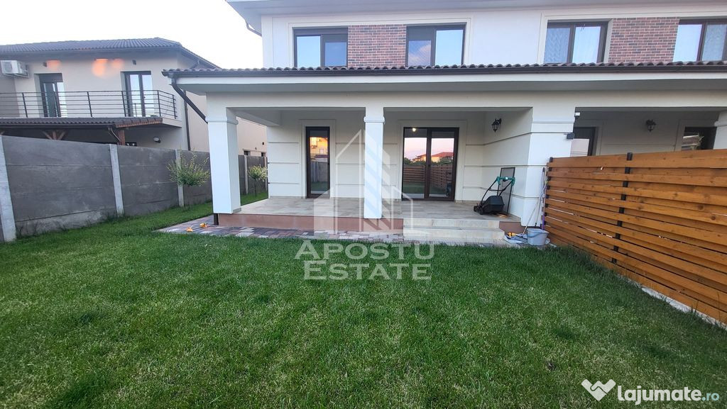 Duplex nou mediteranean,4 dormitoare,3 bai,Dumbravita
