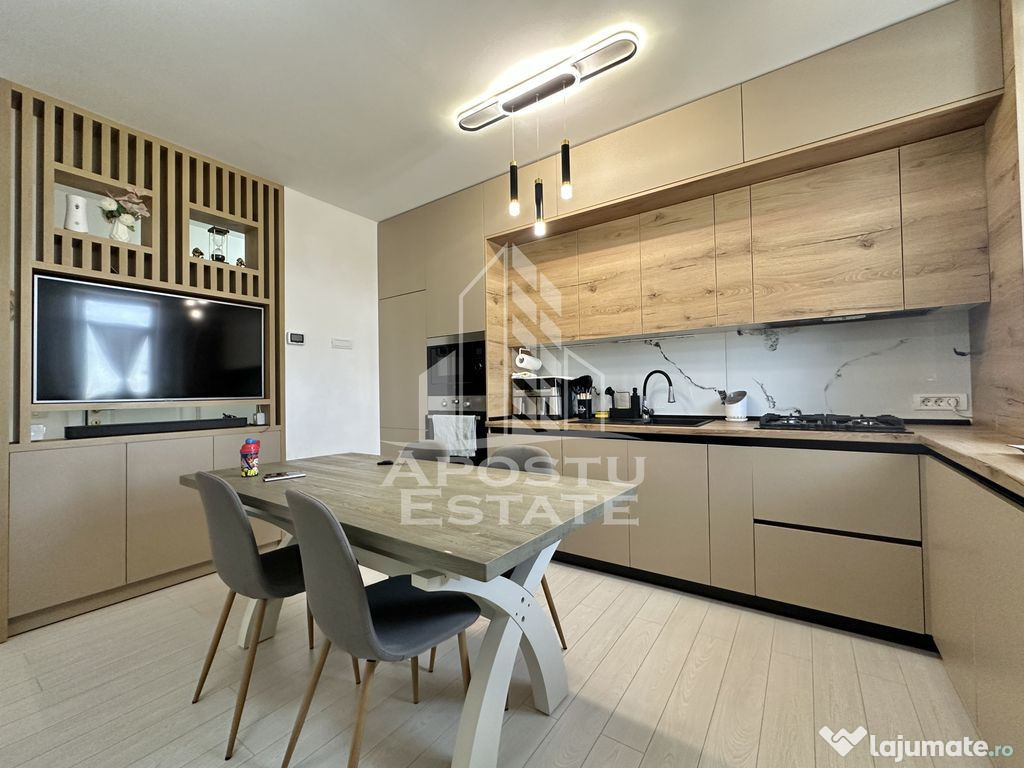 Apartament cu 3 camere si dressing mobilat la etajul 1 in...