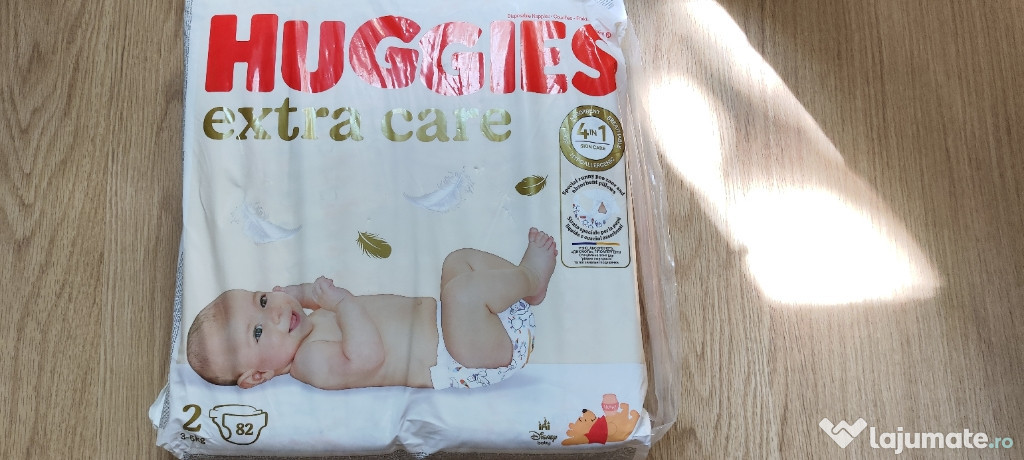 Pampers Huggie Extra Care.