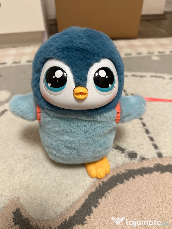 Pinguin interactiv, Little Live Pets, 25 sunete, 13x16x20 cm