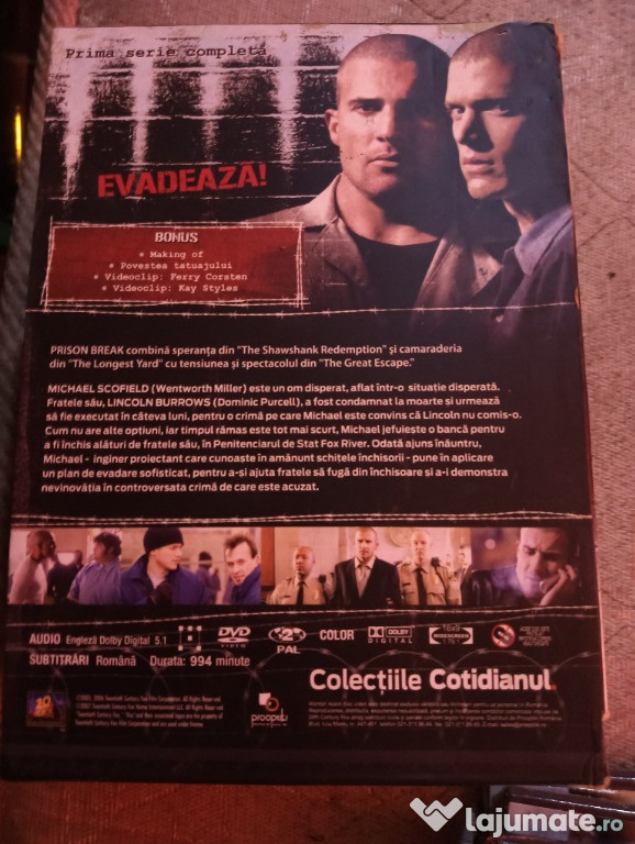 Colecție prison break evadarea