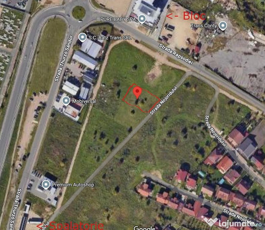 Teren intravilan de vanzare in zona Nufarul, Oradea