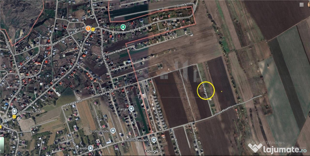 Aroneanu teren 652mp cu utilitati si Certificat de Urbanism