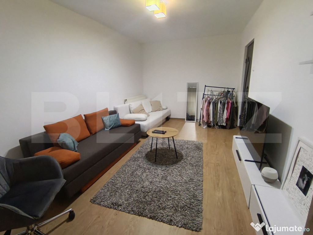 Apartament 2 camere utilat și mobilat