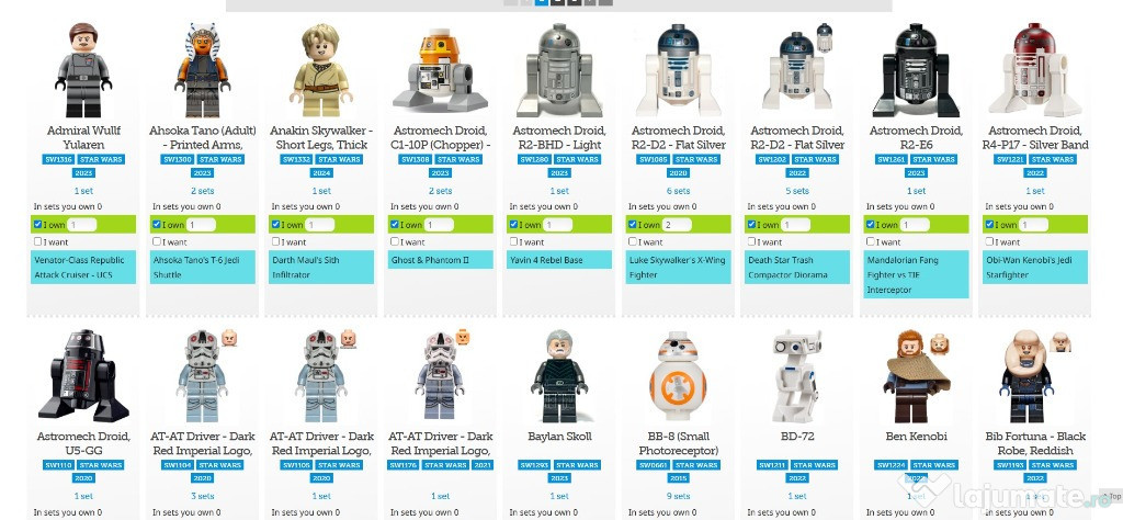 Lego - Star Wars - FIgurine - Colectie