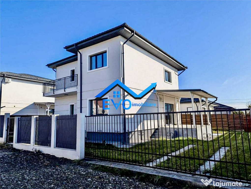 Vila de , individuala, 4 camere, 2 bai, 424mp teren, Breazu