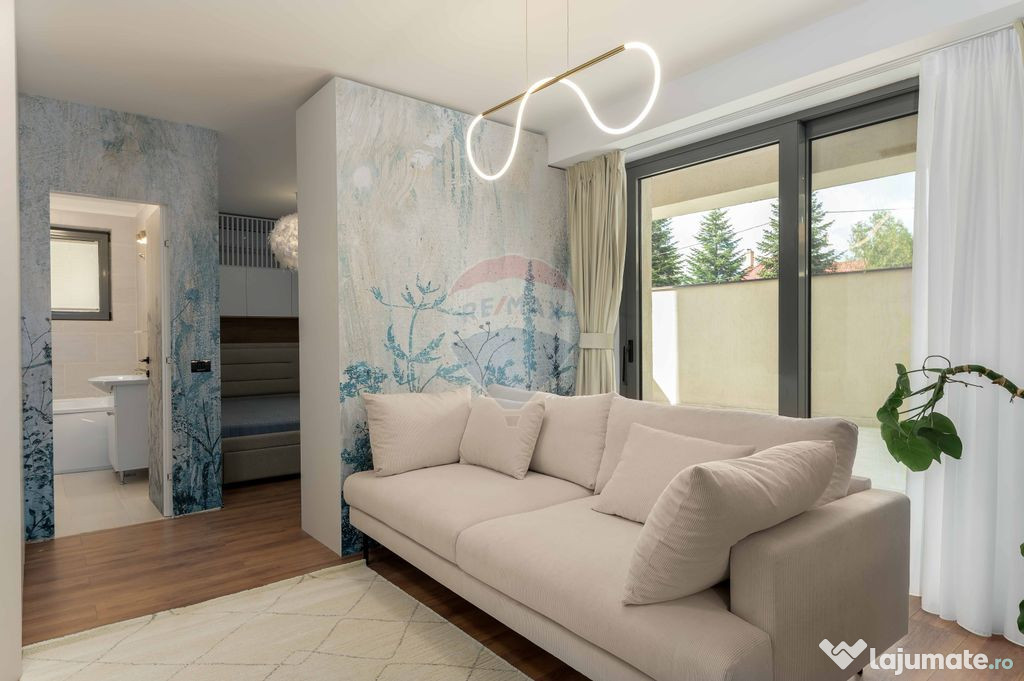 Apartament 2 camere tip studio cu terasă generoasă 50 m...