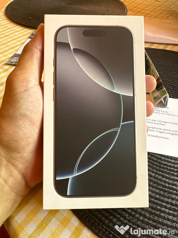Iphone 16 pro 128 GB nou sigilat!!!!