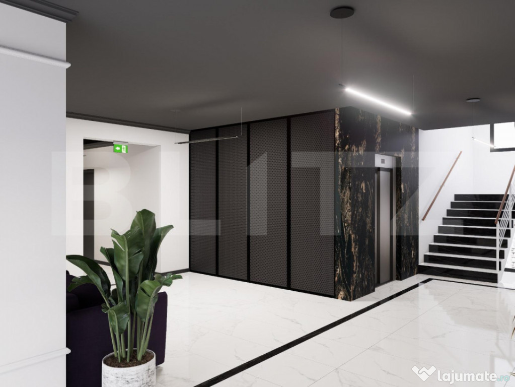 Apartament semidecomandat, 46 mp utili, zona Cetatii
