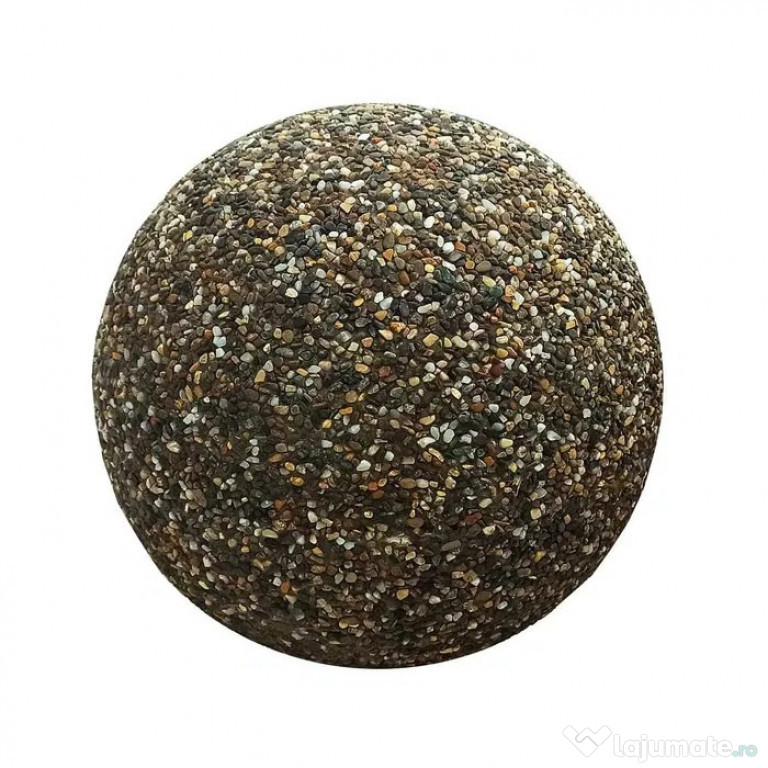 Bolard(delimitator rutier)rotund din beton piatra naturala 35 cm