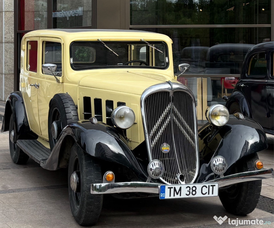 Masina de epoca Citroen Rosalie 1937 vehicul istoric atestat