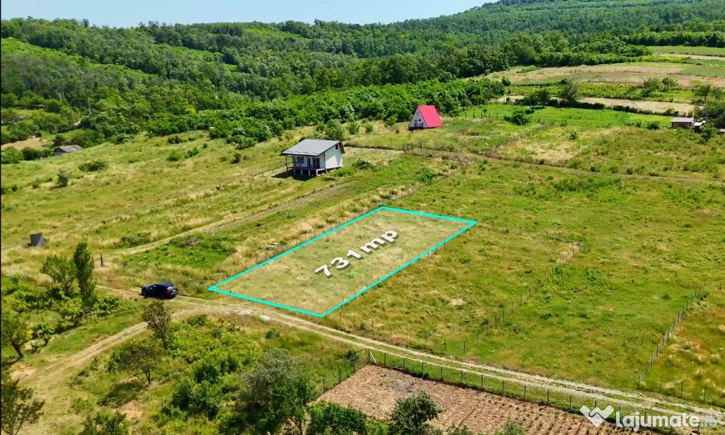 Teren intravilan Goruni – 731mp, autorizație si proiect casa inclus