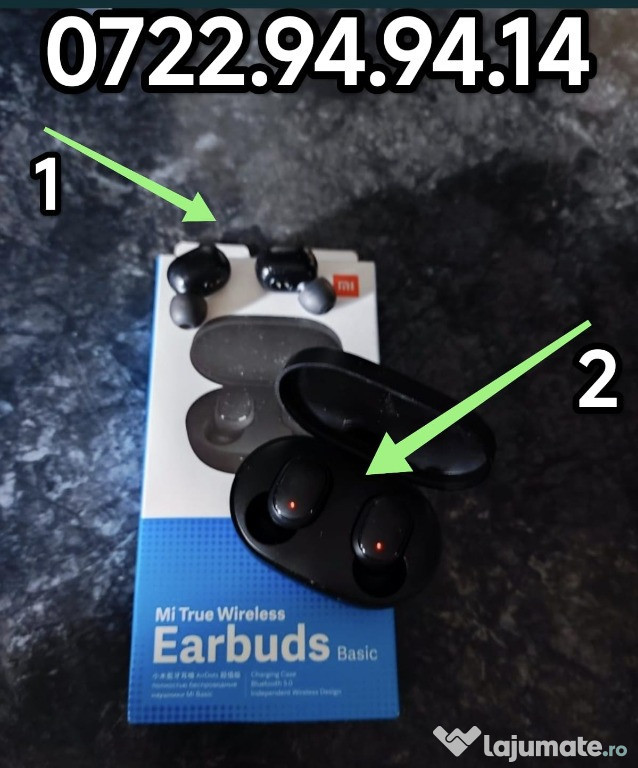 Casti bluetooth In-Ear Xiaomi Mi True Wireless Earbuds Basic