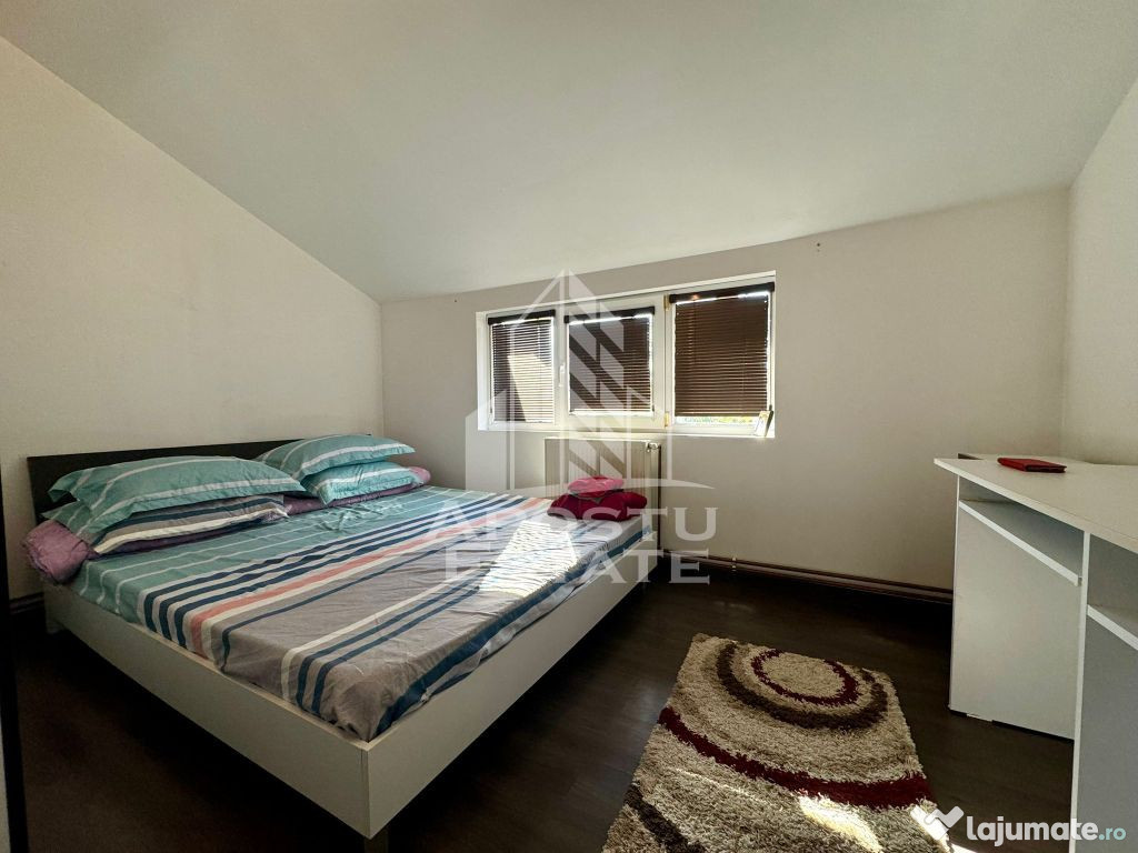 Apartament cu 2 camere, decomandat, centrala proprie, Gir...
