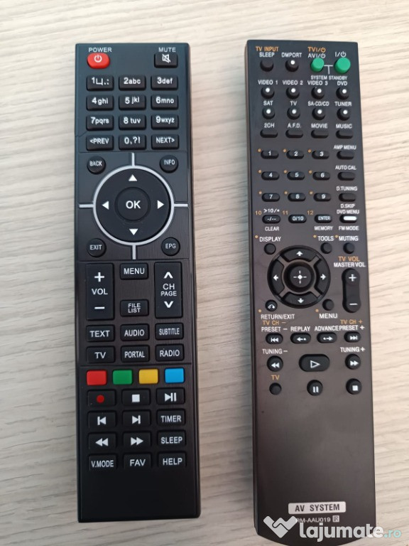 Telecomenzi Zgemma si Sony