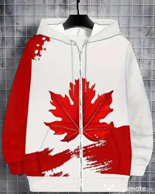 Hanorac alb Canada