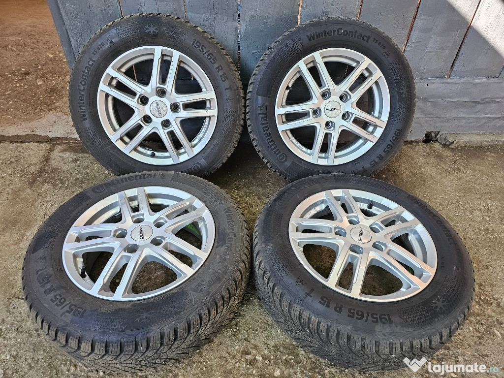 Vand jante Skoda R15 cu anvelope iarna 195 65 R15