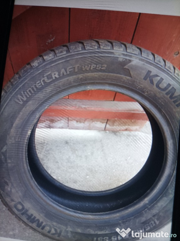 Vând 4 cauciucuri de iarna Kumho 185/65 R15