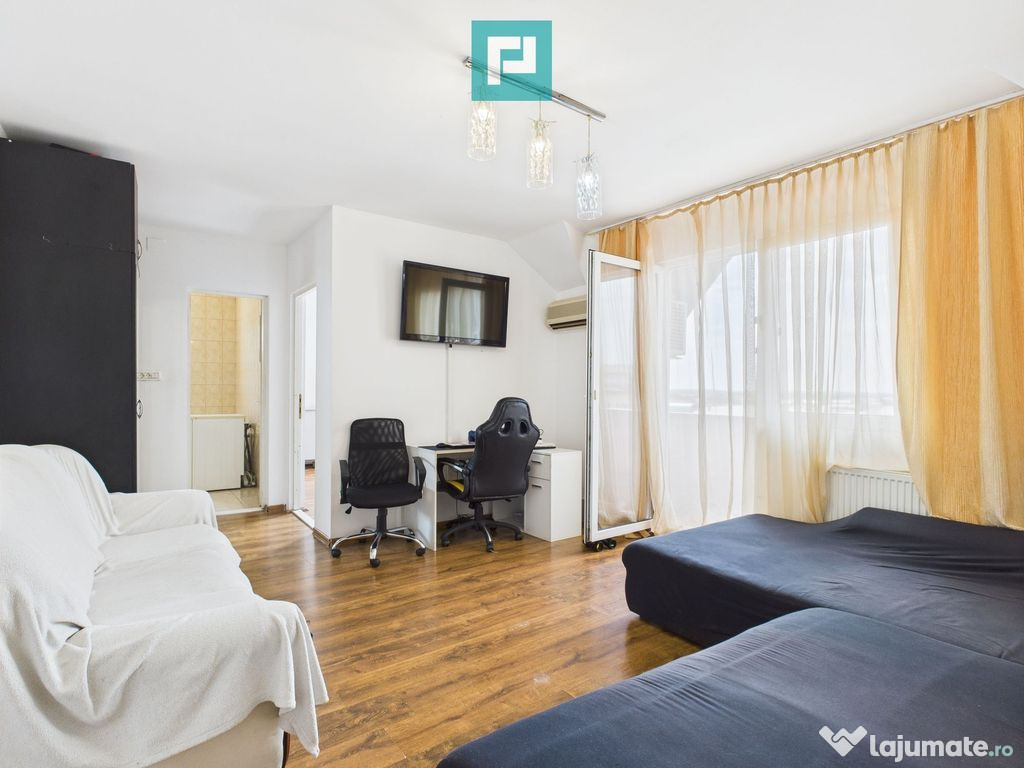 Apartament panoramic cu 2 camere, zona Confecții