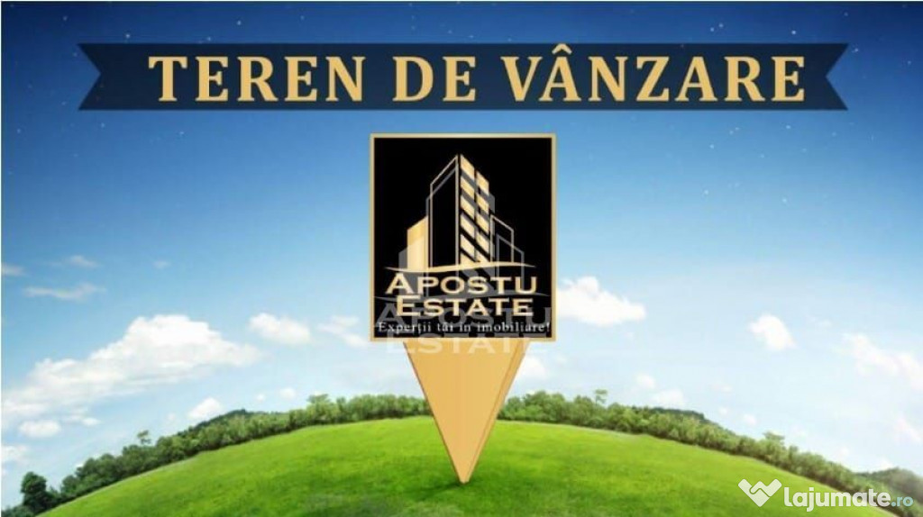Teren intravilan, in exclusivitate, cu PUZ aprobat, in Arad.