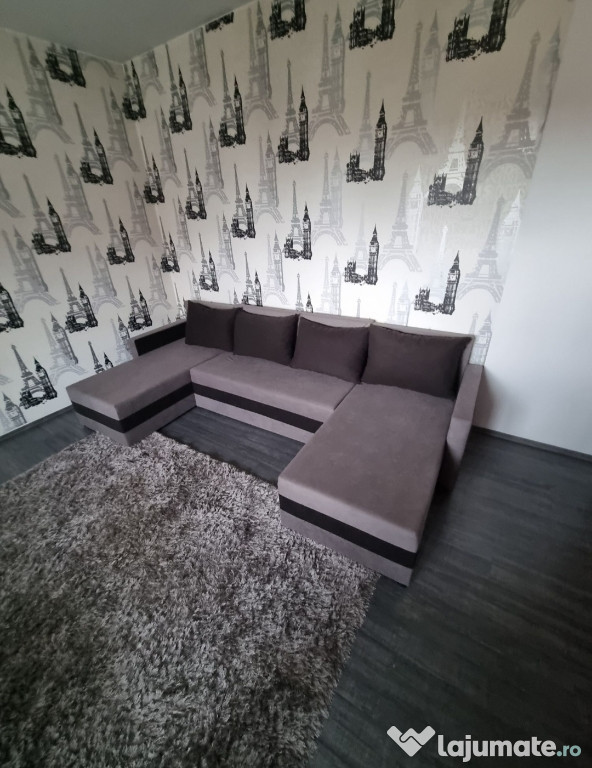 Vand canapea in forma de U, 138 cm l/285 cm L