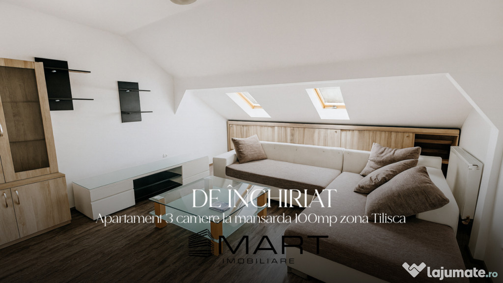 Apartament 3 camere 100mp zona Tilisca