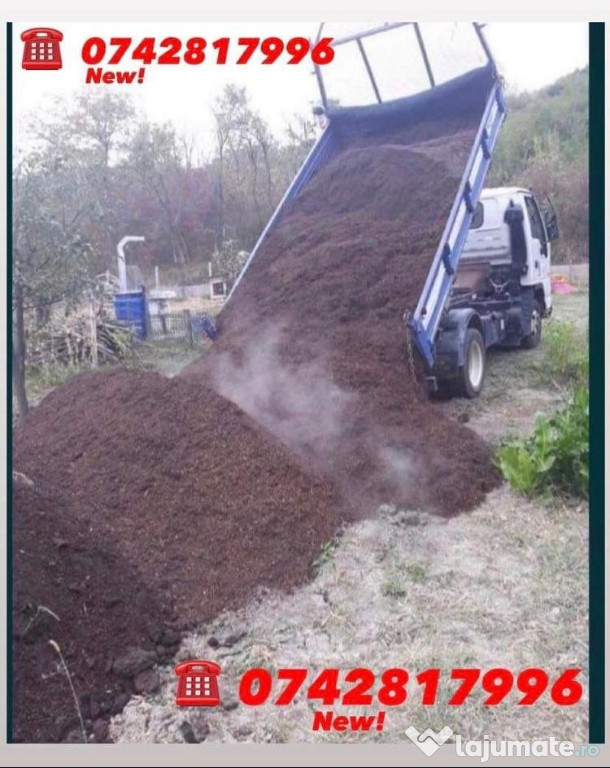 Vând , pamant , compost