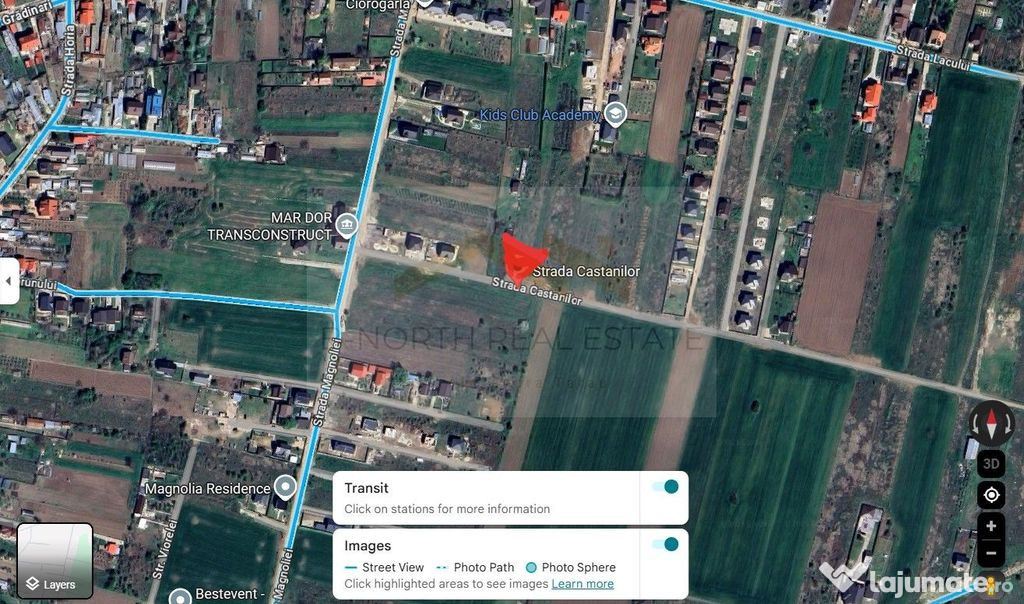 Teren intravilan 5.450 mp – Strada Castanilor, Ciorogâ...