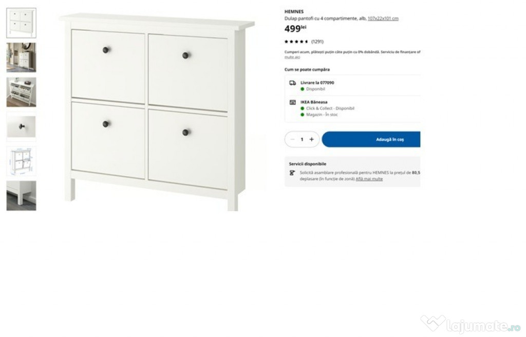Dulap pantofi Ikea