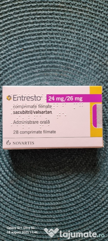 Entresto 24 mg/26mg sigilat expira in 2028