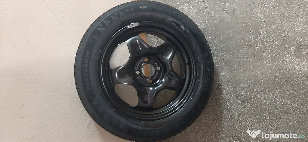 Set roți iarnă 4x100 205/60 R16 Dacia Sandero Stepway