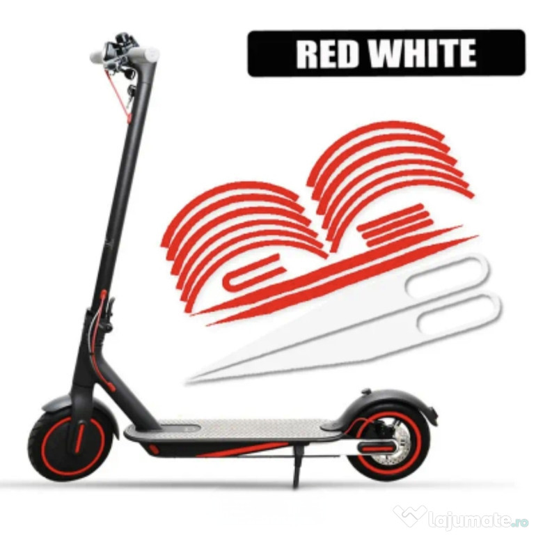 Stikere reflectorizante pentru trotinete electrice