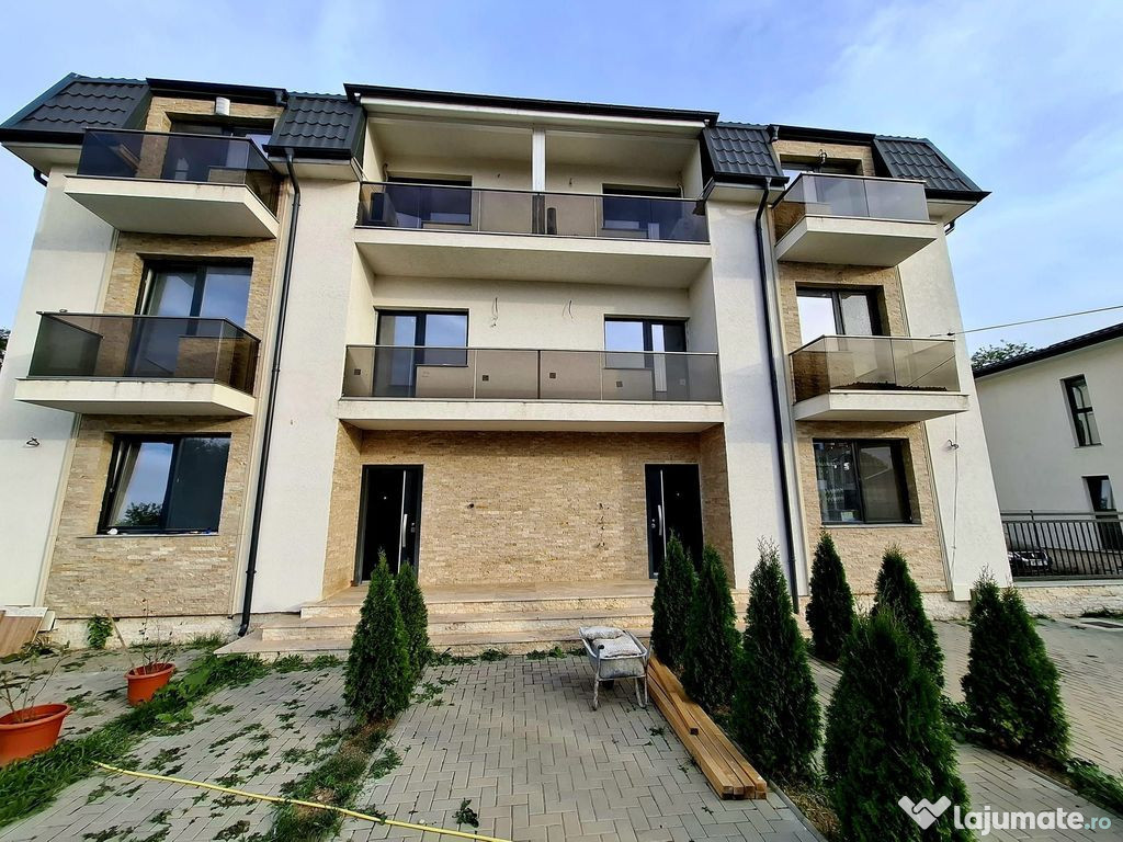 BUFTEA - APARTAMENT 3 CAMERE CU TRERASA SI CURTE.