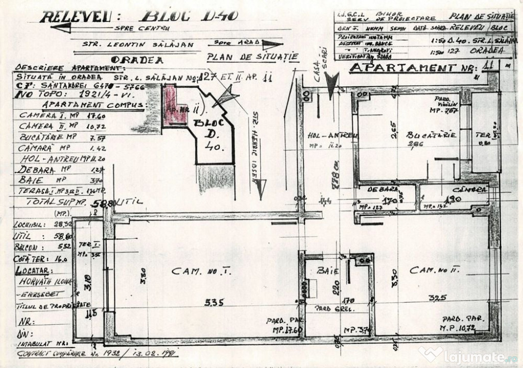 Apartament 2 camere, 54 mp, Calea Aradului, dublă orientare