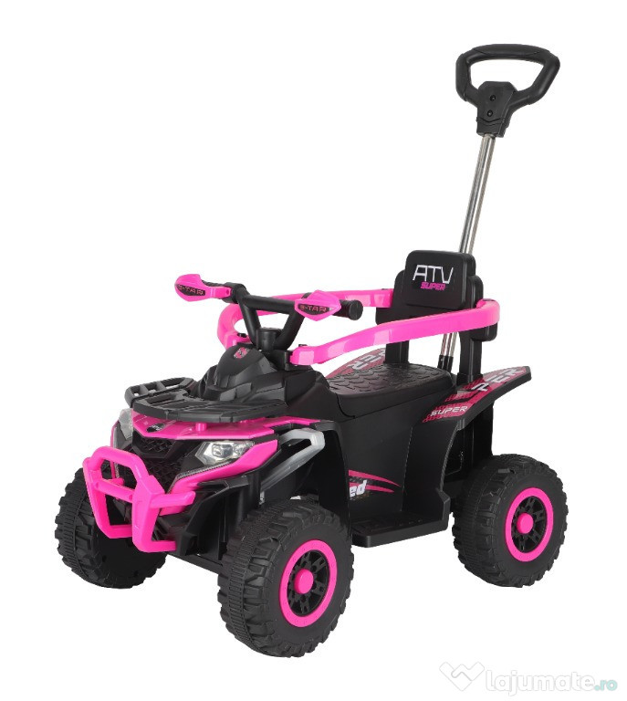 ATV electric cu maner 4 in 1, Kinderauto BJEJ916 35W 6V, RC