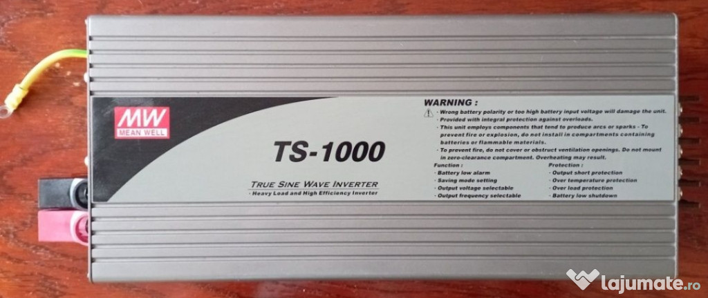 Invertor TS-1000 MEAN WELL.